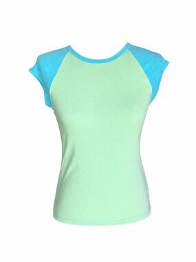 American Apparel Vintage Baseball Tee Short Sleeve Top. Baby tee style